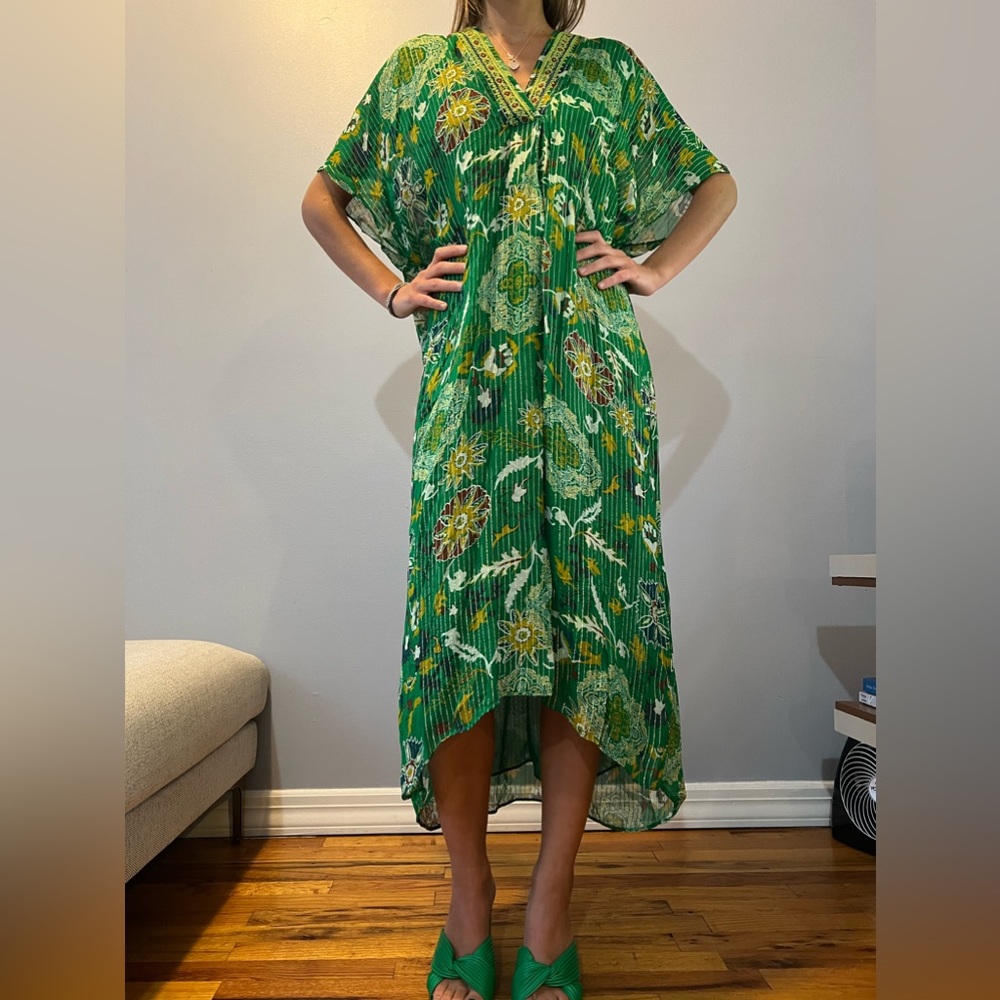 Zara Dress or Beach Cover Up Green